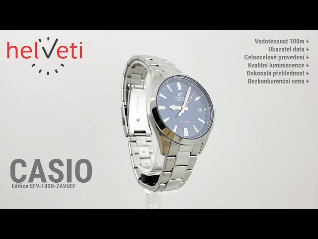 Casio Edifice EFV-100D-2AVUEF - YouTube
