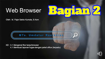 Mengenal Fitur Lanjut Web Browser (Bagian 2) | Informatika Kelas IX
