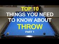Top 10 Things You Need to Know about THROW - Part 1 (Intro, 1-4)