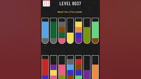Water sort puzzle level 9037