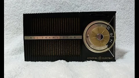 1959 General Electric P-745A transistor radio (made in the USA)