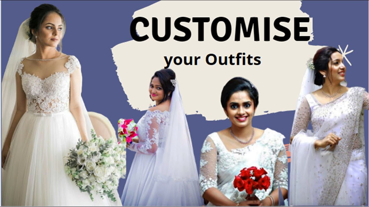 church wedding saree