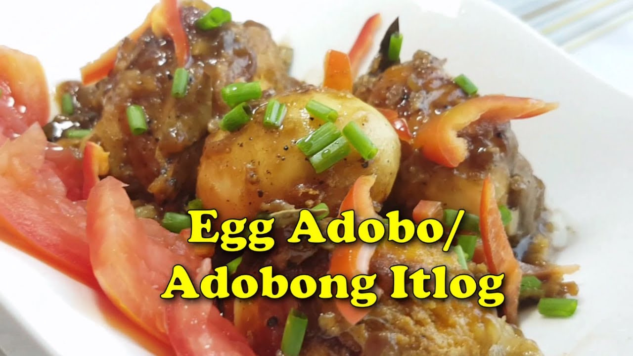 EGG ADOBO/ ADOBONG ITLOG SIMPLE AND EASY RECIPE FOR EGG ADOBO YouTube