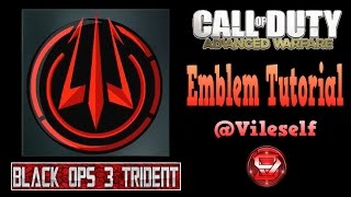 Advanced Warfare Emblem Tutorial: Black Ops 3 Trident Logo