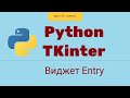 Создание GUI приложения Python tkinter. Виджет Entry