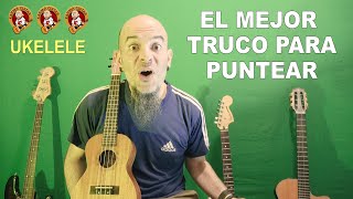 Vignette de la vidéo "El MEJOR TRUCO de UKELELE para PUNTEAR | Usar riffs de guitarra"