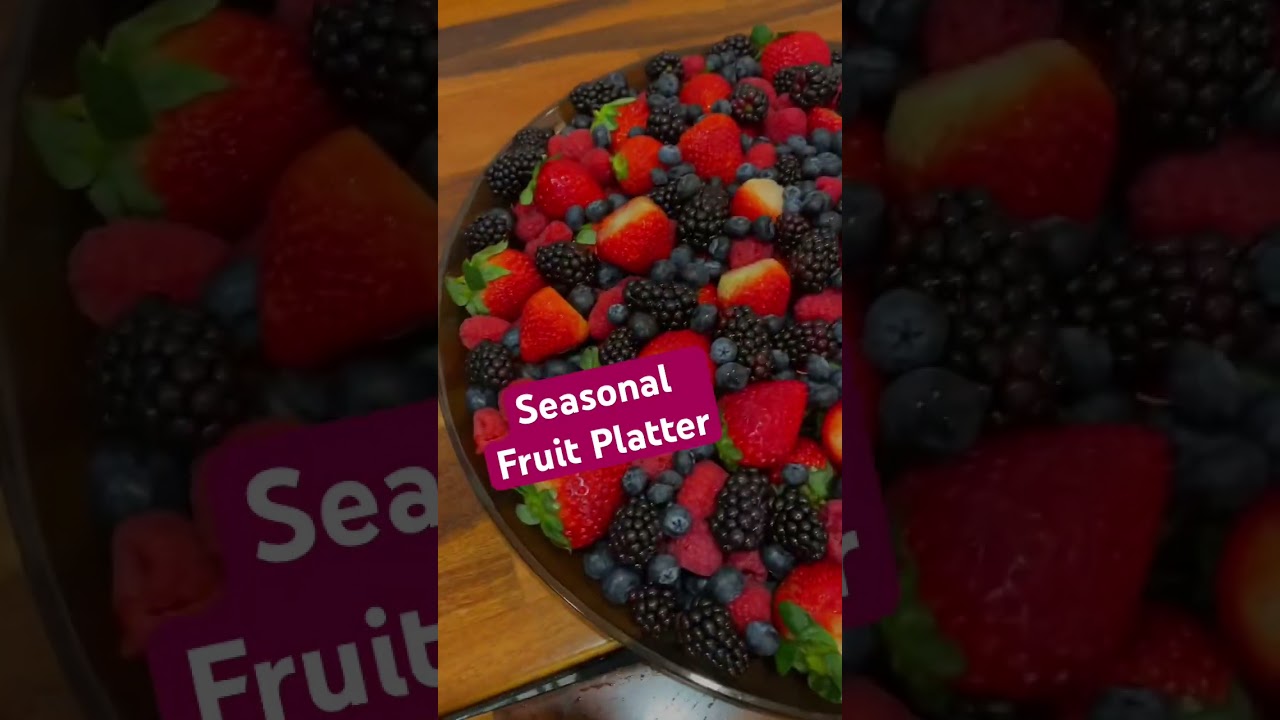 Seasonal fruit platters catering New York #catering #freshFruit Broad Nosh Bagel Deli Catering NYC