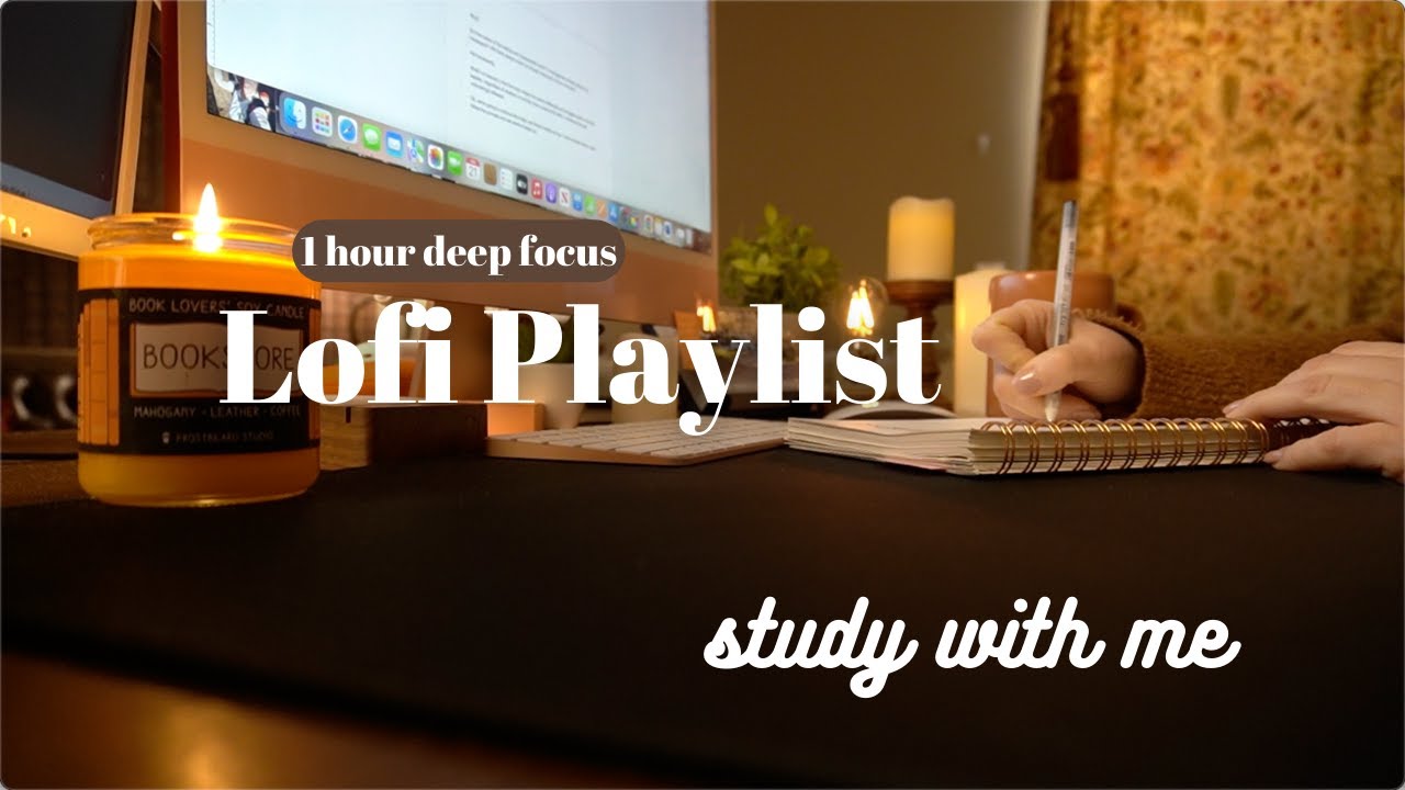 1 HOUR CALM LOFI / Study With Me / Silent Timer / Work With Me - YouTube