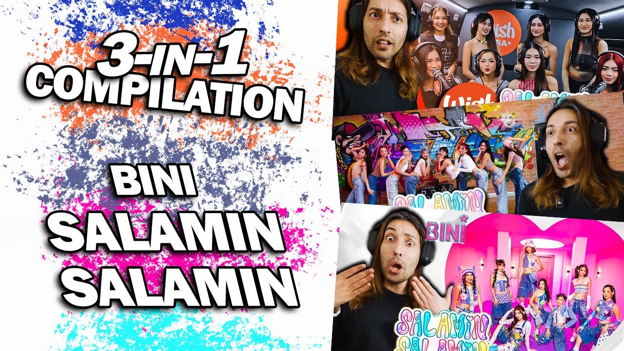 💖 BINI Overload?! Salamin, Salamin MV, Dance Practice & Wish Bus LIVE Reaction 🎤
