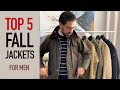 5 Great Mens Jackets For Fall: Barbour, Rogue Territory, M65, Arcteryx