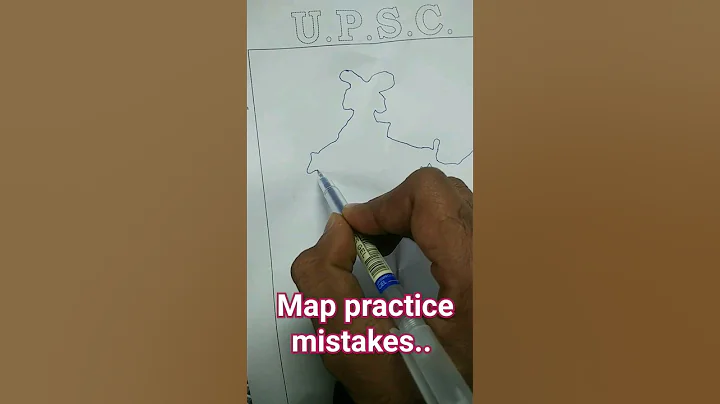 India map practice mistakes #upsc #mpsc #mapping #map #indiamap #shortsfeed #shorts #youtubeshorts