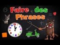 Foufou  faire des phrases pour les enfants learn to kids how to make sentences 4k