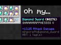 Minecraft UHC but EVERYONE starts with an OVERPOWERED sword...