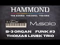 Hammond msolo b3 type organ demo funk3