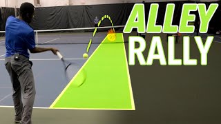 How to Control your Groundstrokes - Alley Rally Drills