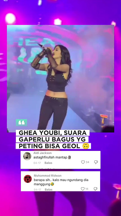 GHEA YOUBI EMANG JAGO NGULEK DI PANGGUNG #shortvideo #gheayoubi #dangdut #konser