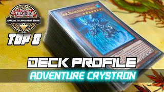 Yugioh OTS Top 8 | Adventure Crystron deck profile | Tidal, Dragon ruler of waterfalls🐲💦