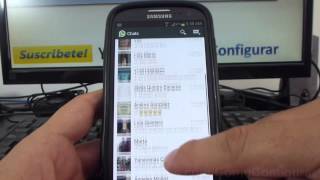 como eliminar contacto whatsapp samsung Galaxy s3 i9300 español Full HD screenshot 5
