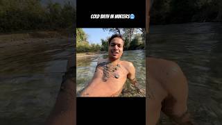Cold River Bath In Winters
