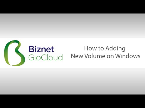 Biznet GIO Cloud - How To Adding Volumes In Windows Server