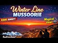 Winter Line in Mussoorie 🌅 | Switzerland jaisa view India m | Nature ka Magical Sunset Uttarakhand m