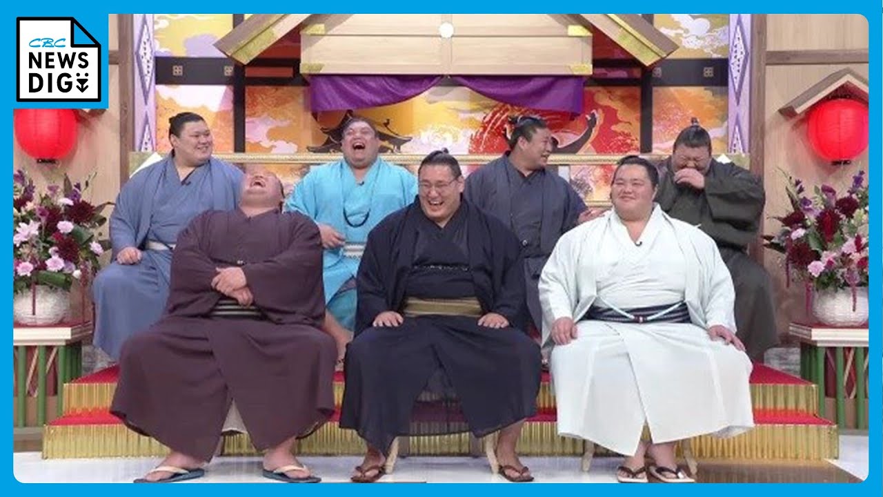 相撲にちなんだ“三番勝負”でガチンコ対決 普段と全く違う力士の表情や