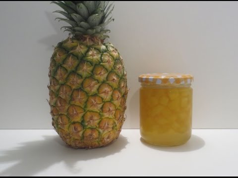 كيف تصنع مربى الاناناس