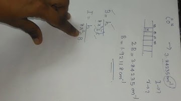 Microwave spectroscopy2.3 problem