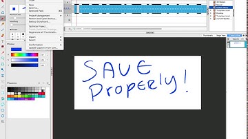 Save Files Properly and Safely in Toon Boom Storyboard Pro