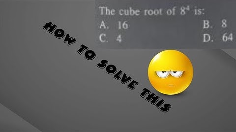 How to find cube root of 8⁴ by prime factorisation method | Cube and cube root | Doubtsolver #shorts
