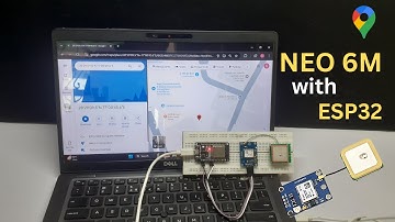 How to use NEO-6M GPS module with ESP32 , Live gps tarcker