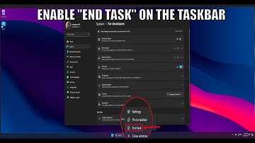 How to Enable End Task on the Taskbar in Windows 11