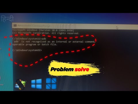 adb is not a recognised problem solved in hindi | how to fix adb and fastboot commands
