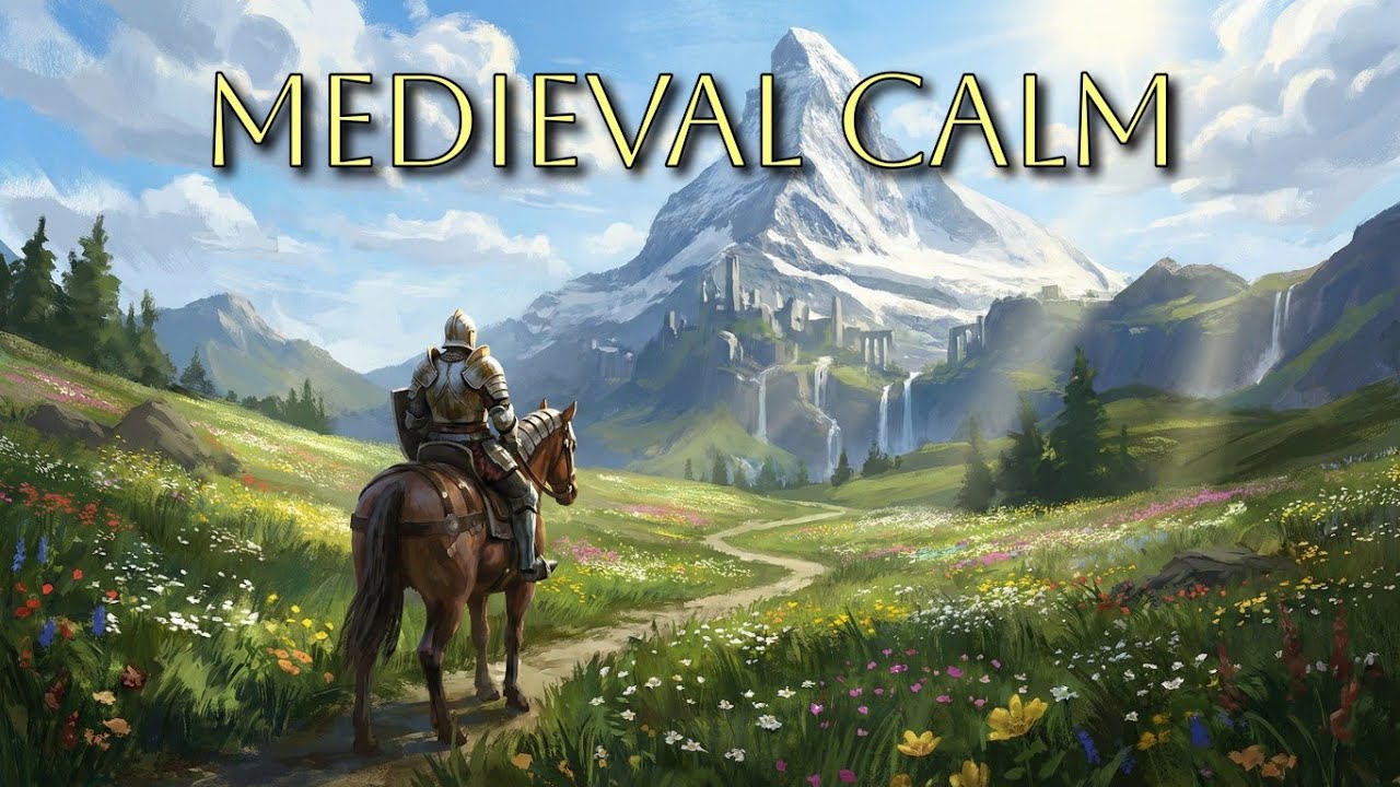 Medieval Calm Instrumental Music for Deep Rest | Peaceful Harp & Soft Piano