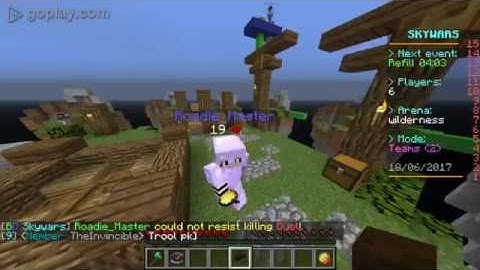 Hacker on BlockDrop Minecraft Server