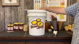 Installing a honey gate in a 5gal bucket | Beekeeping