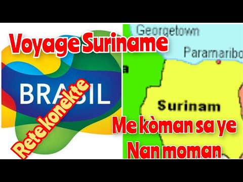 Vidéo: Voyage Suriname En Bateau: 3 Voyages - Réseau Matador