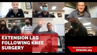 Extension Lag Following Knee Surgery