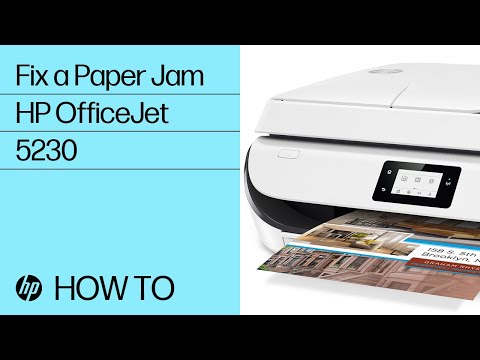 HP DeskJet, OfficeJet 5200 Printers - A 'Paper Jam' Error | HP® Customer  Support