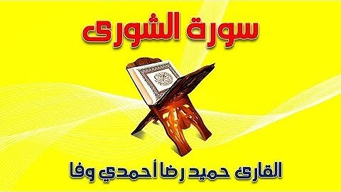 الشورى 19-26 -  القارئ حميد أحمدي رضا وفا