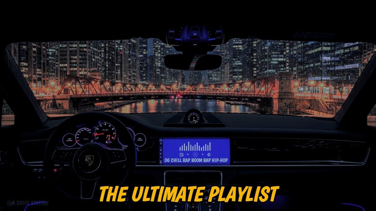 Smooth Late Night Drive Stress Relief — OG CHILL RAP | Deep Boom Bap Drive