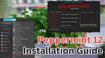 How to Install Peppermint OS 2023-07-01 Debian 12 with Manual Partitions | UEFI | GPT | EFI