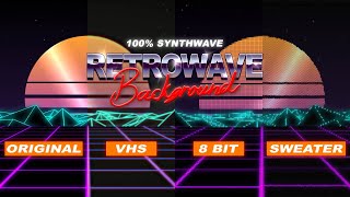 Футажи Ретро 80.Retrowave Footage.vhs 8Bit Sweater.synthwave