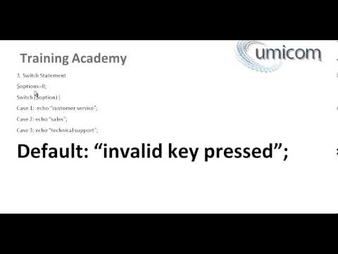 Part 28: Learning Programming (PHP Web Development) with Sammy Hegab - Switch Statement