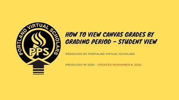 Student View of Grading Periods