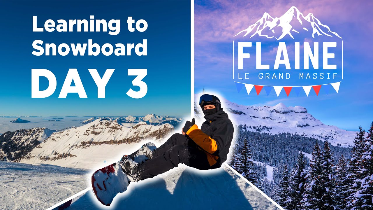Blue Bird skies and PERFECT snowboarding weather FLAINE 2024 //