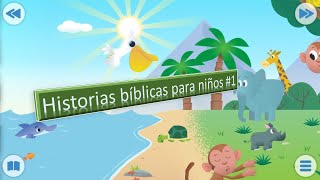 Historias Bíblicas para niños - Jugando en app de la biblia infantil #1 screenshot 2