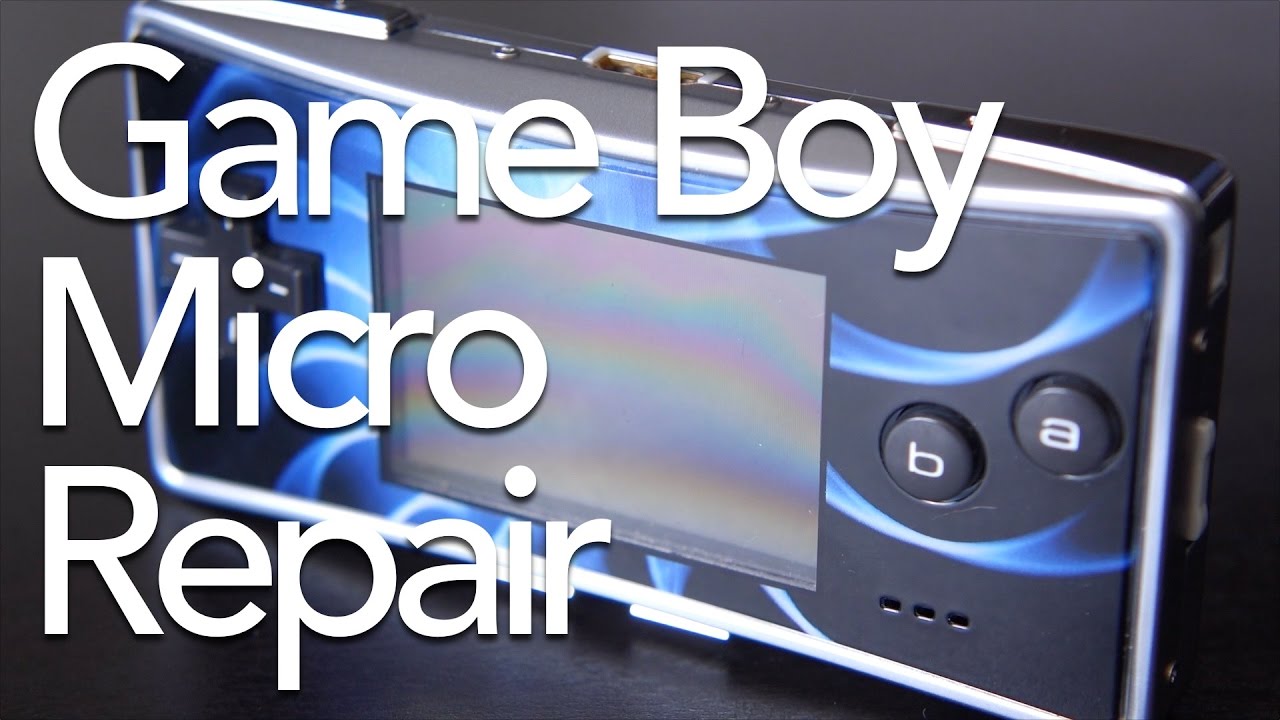 Game Boy Micro Faceplate Repair
