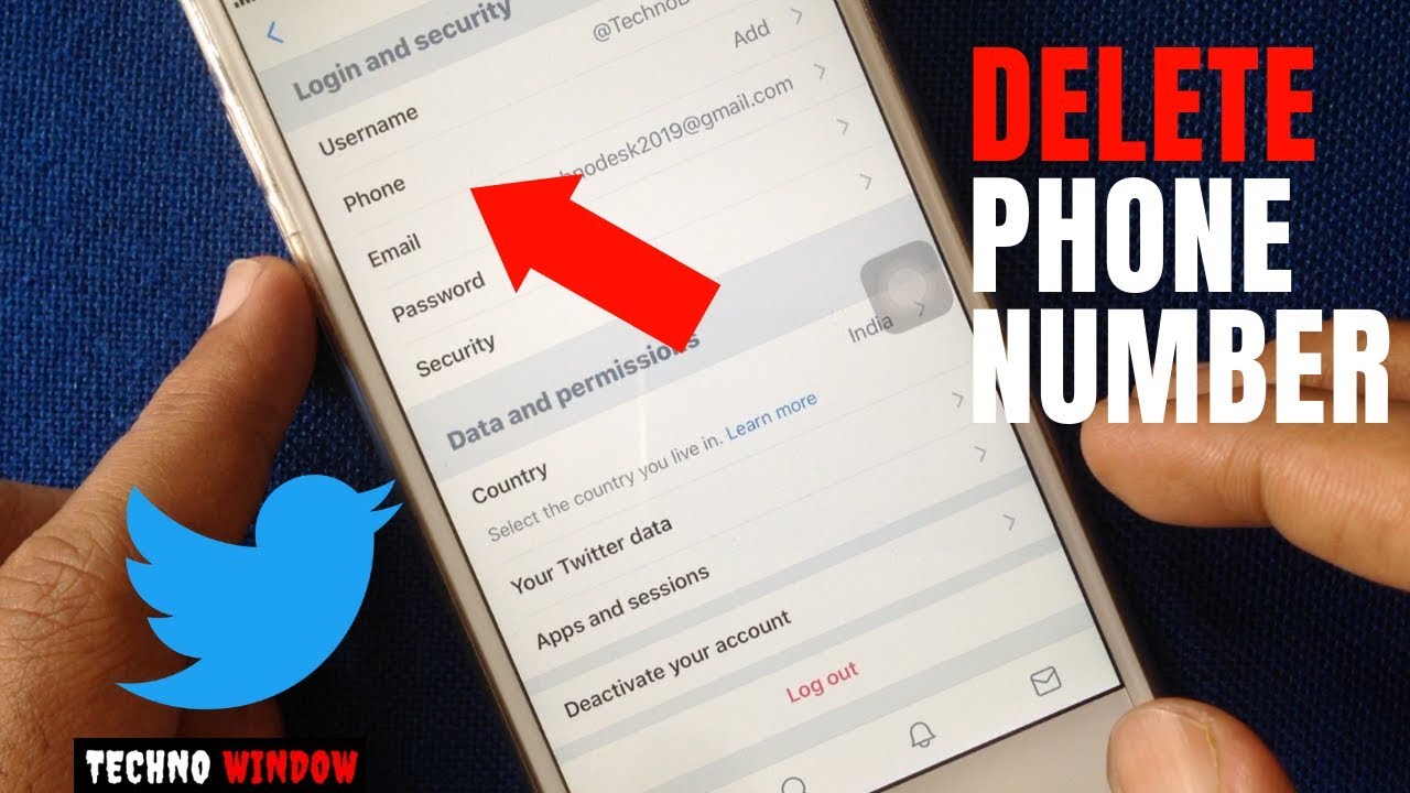 How To Delete Phone Number From Twitter Account