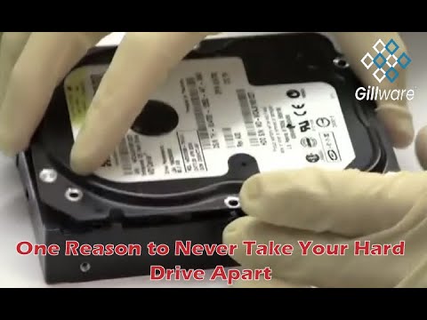 One reason to never take your hard drive apart